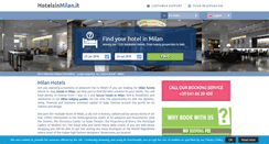 Desktop Screenshot of hotelsinmilan.it